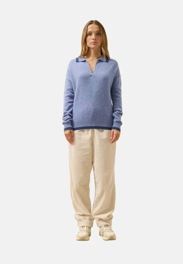 EOLIANE CROSSED TWO-TONE - Jumper - heather sky heather ocean