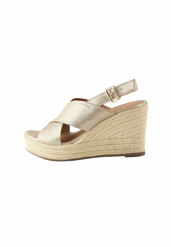Espadrilles - gold