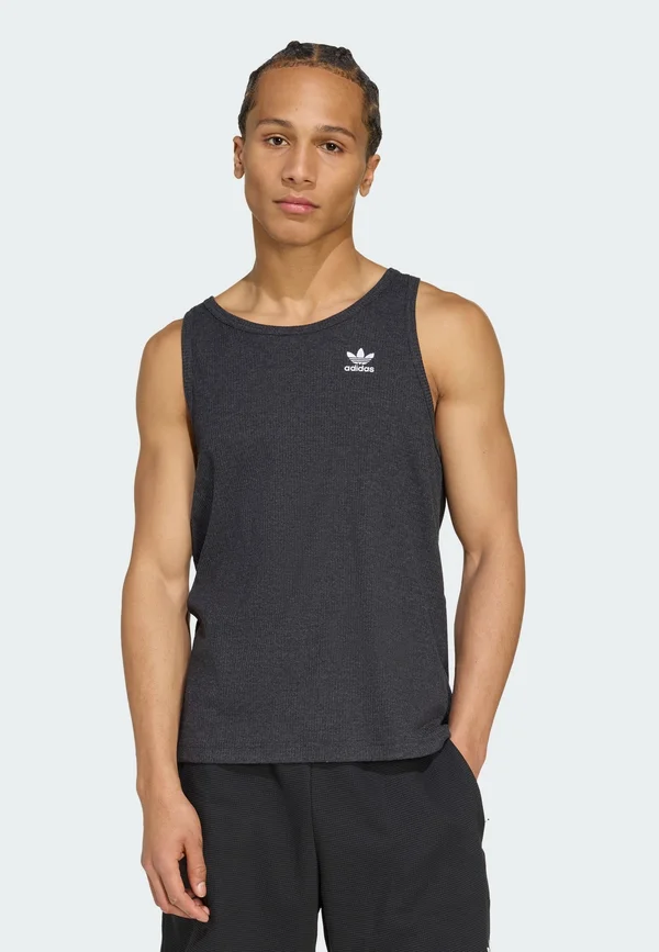 ESS TANK - Top - black white