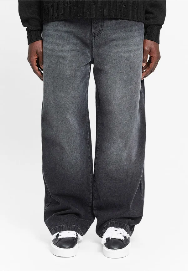 ESSENTIAL BAGGY - Relaxed fit jeans - washed black
