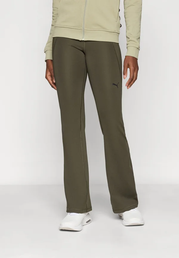 ESSENTIAL BOOTCUT PANT - Leggings - dark olive