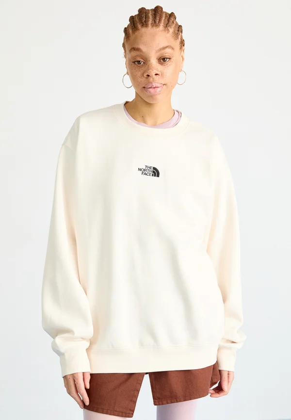 ESSENTIAL OVERSIZE CREW - Sweatshirt - white dune