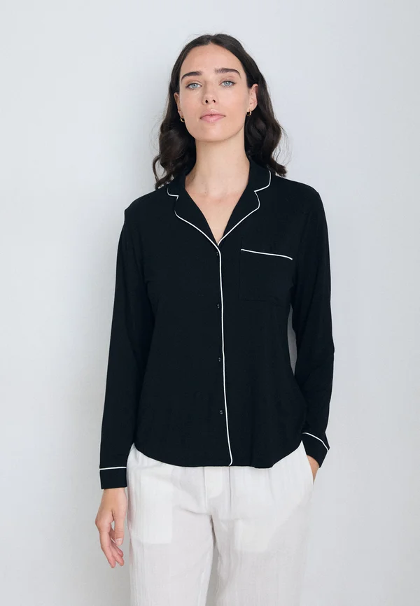 ESSENTIAL - Pyjama top - black