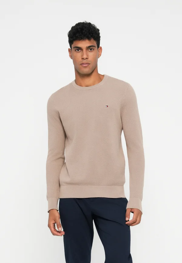 ESSENTIAL STRUCTURE CREW NECK - Jumper - coastal taupe