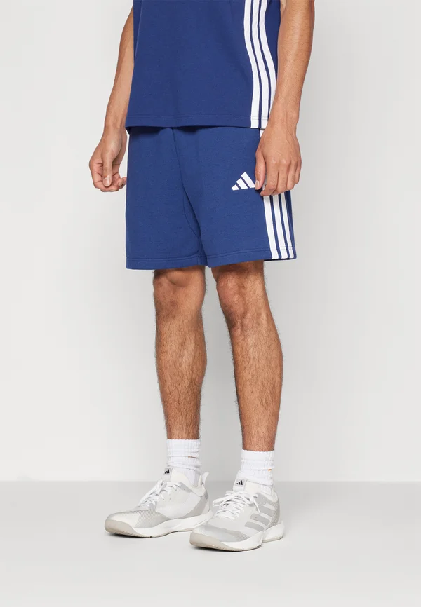 ESSENTIAL THREE STRIPES SHORT - Sports shorts - dark blue/white