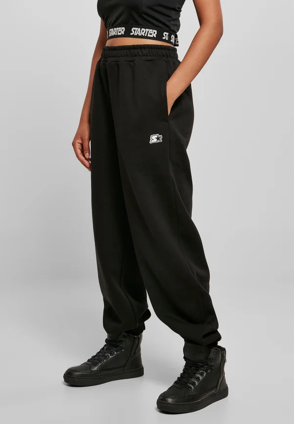 ESSENTIAL  - Tracksuit bottoms - black