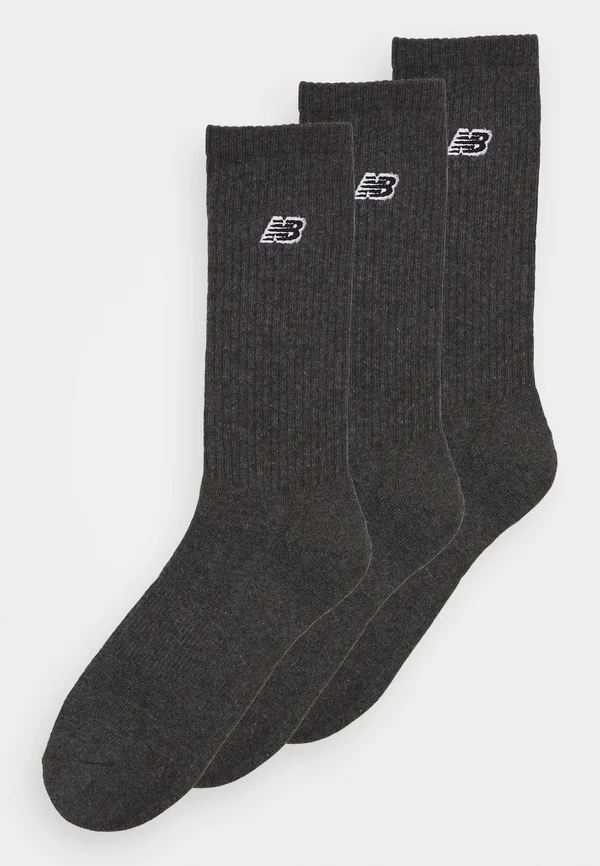 ESSENTIALS CUSHIONED CREW SOCKS PATCH LOGO 3 PACK - Socks - grey