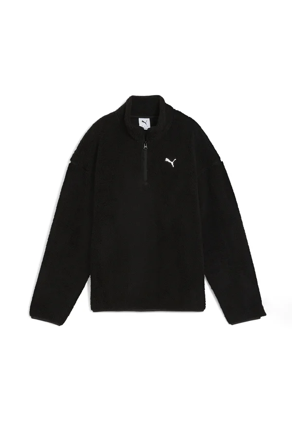 ESSENTIALS ELEVATED COMFORT - Fleece jumper - black
