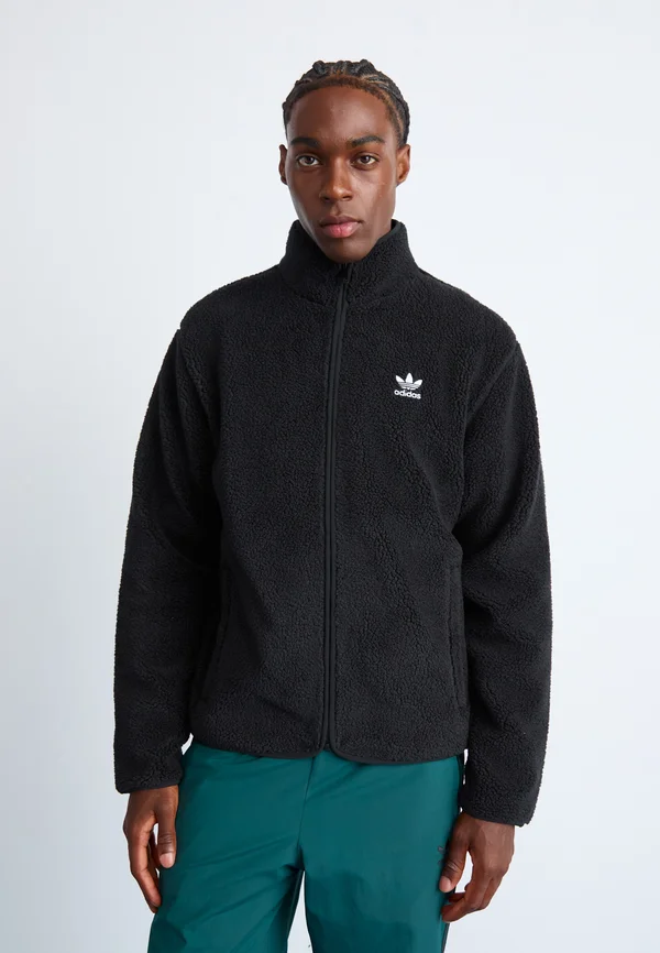 ESSENTIALS - Fleece jacket - black