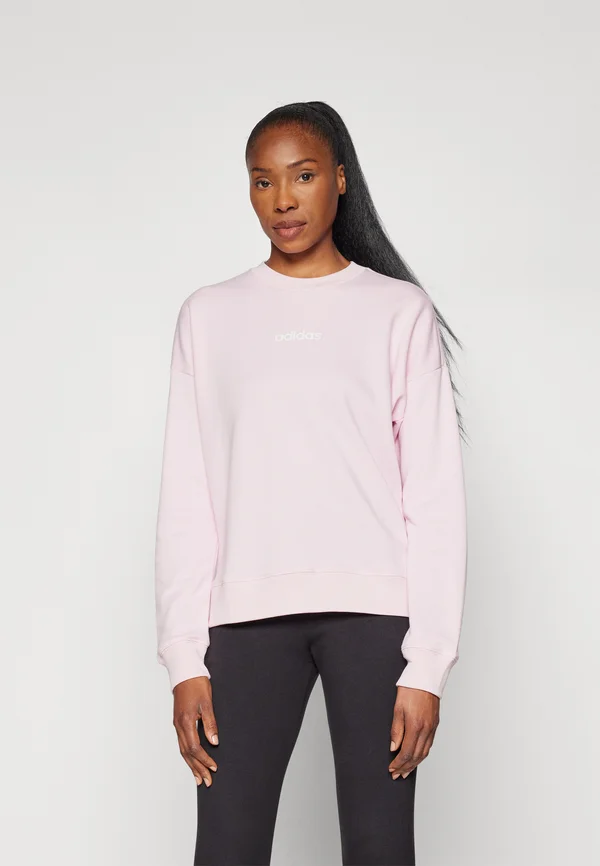 ESSENTIALS LINEAR  - Sweatshirt - clear pink/white
