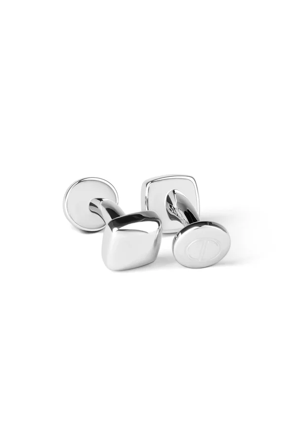 ESSENTIALS MINI SQUARE - Cufflinks - silver-coloured