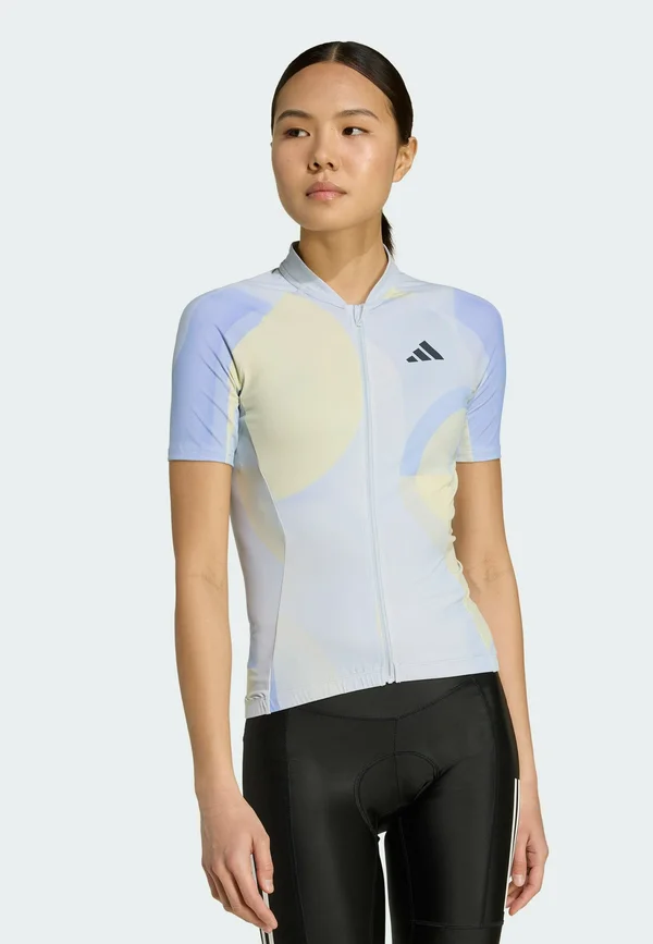 ESSENTIALS STRIPES LIGHT IN MOTION  - Cycling Jersey - halo blue