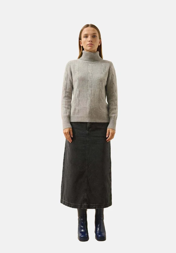 ESTELLE TURTLENECK SWEATER - Jumper - heather cloud
