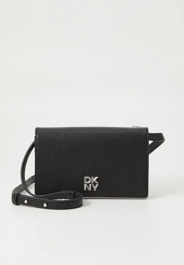 ETTA WALLET ON A STRING - Cross body bag - black