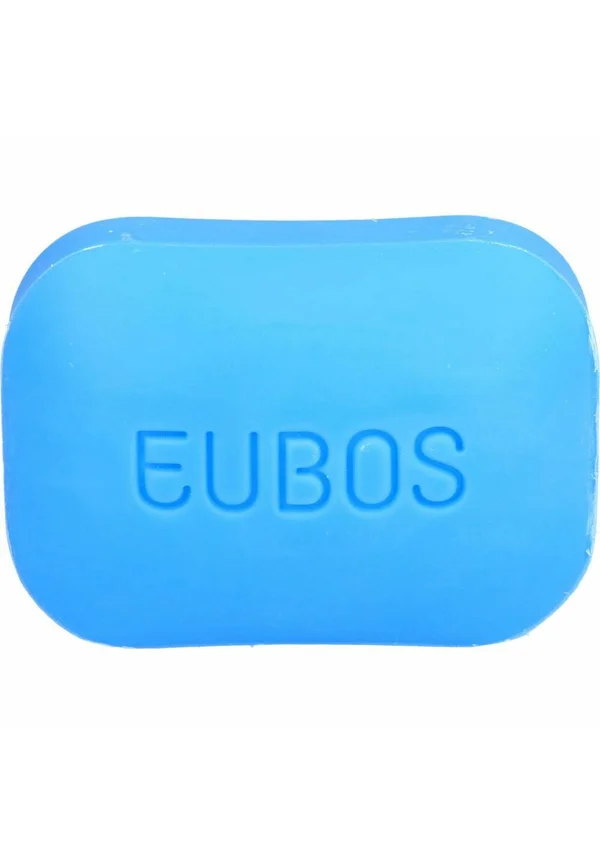 EUBOS KÖRPERPFLEGE BASIS PFLEGE WASCHSTÜCK FEST BLAU - Soap bar - weiß