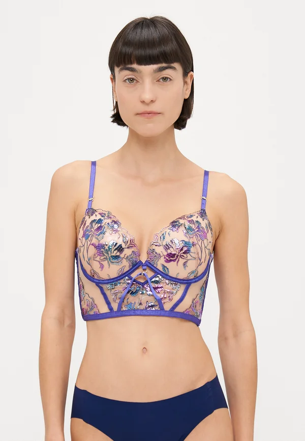 EUPHORIC PADDED CORSET - Corset - blue