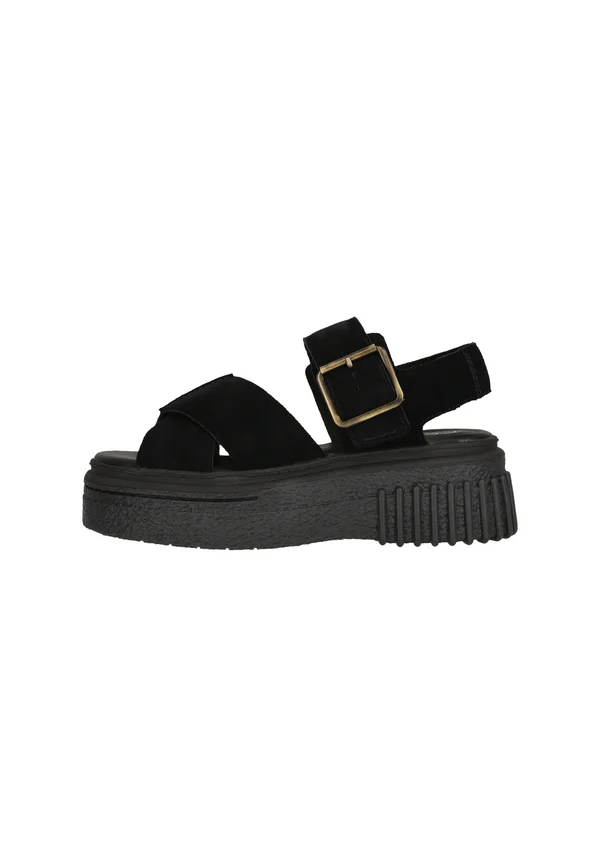EVAMAR - Platform sandals -  black sde
