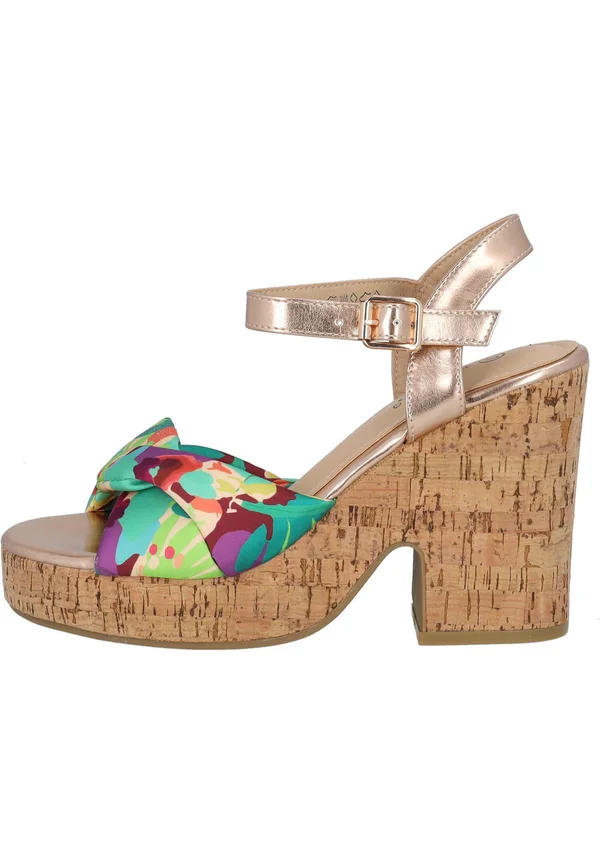 EVANIE - Platform sandals - mehrfarbig