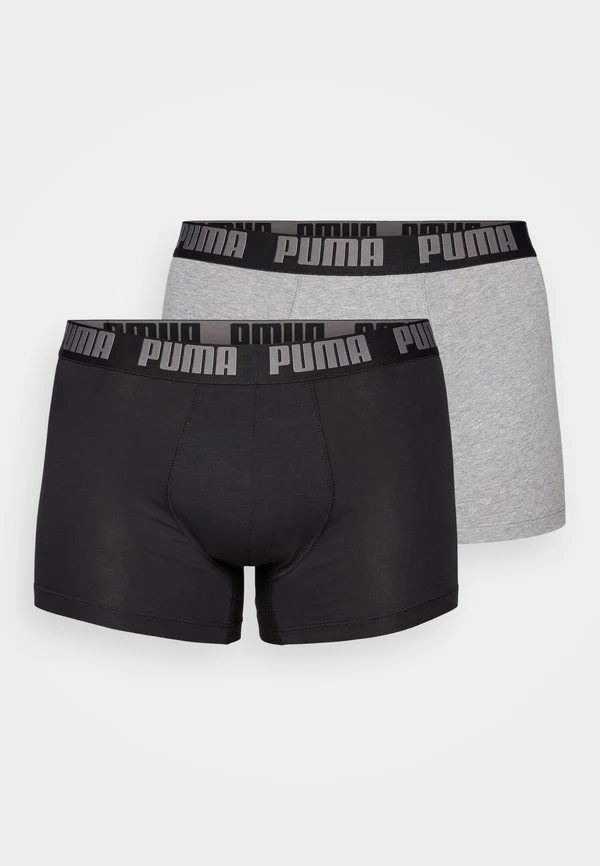 EVERYDAY BASIC 2 PACK - Pants - grey melange/black