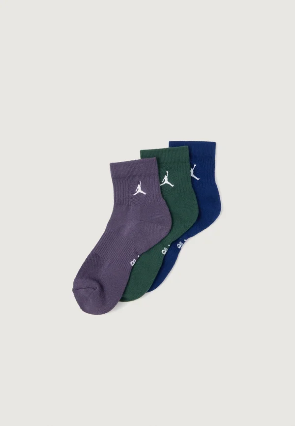 EVERYDAY CUSH ANKLE 3 PACK UNISEX - Sports socks - blue void/white/midnight green/dark raisin