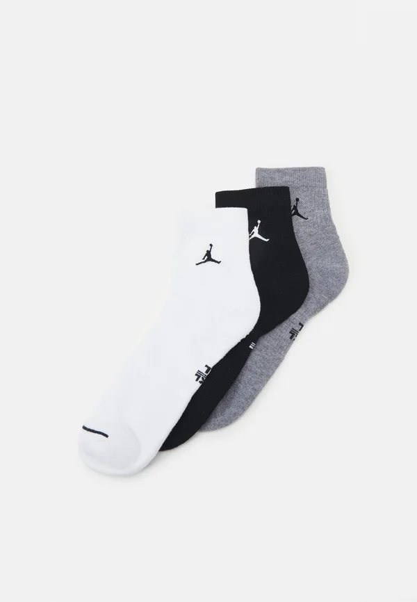 EVERYDAY CUSH ANKLE 3 PACK UNISEX - Sports socks - white/carbon heather/black
