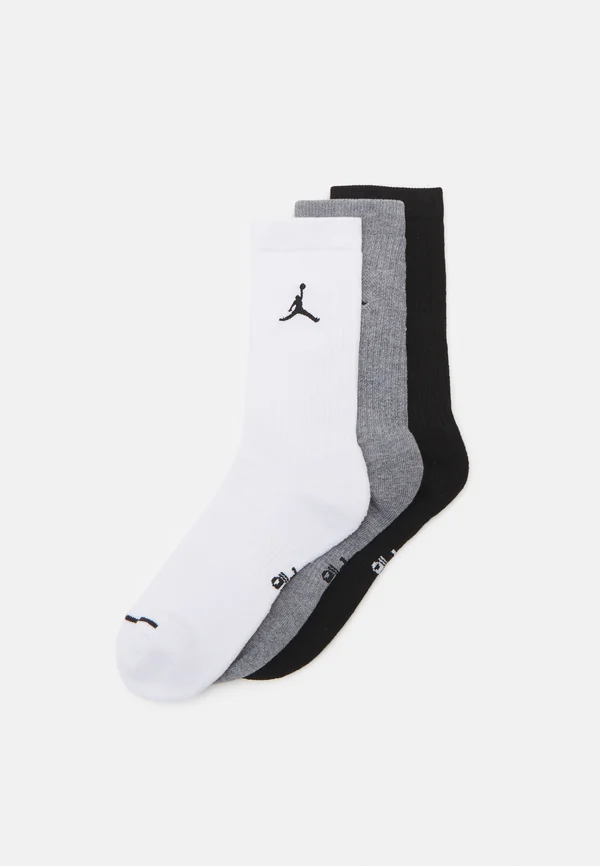 EVERYDAY CUSH CREW 3 PACK UNISEX  - Sports socks - white/carbon heather/black