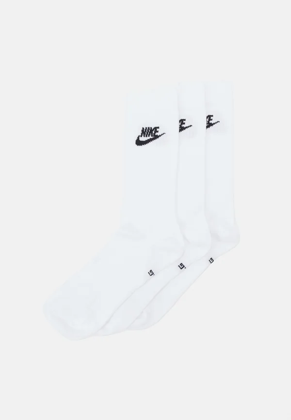 EVERYDAY ESSENTIAL CREW UNISEX 3 PACK - Socks - white/black