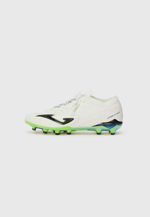 EVOLUTION TOP - Turf football boots - white/black