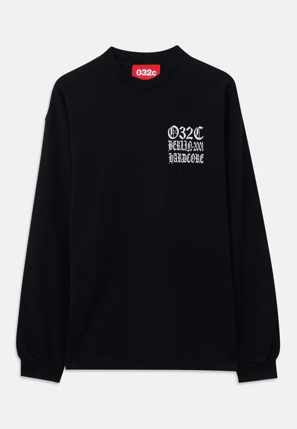 EXCLUSIVE HARDCORE LONGLSEEVE UNISEX - Long sleeved top - black