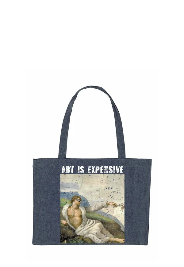 EXPENSIVE MICHAELANGE PRINT - Tote bag - blue