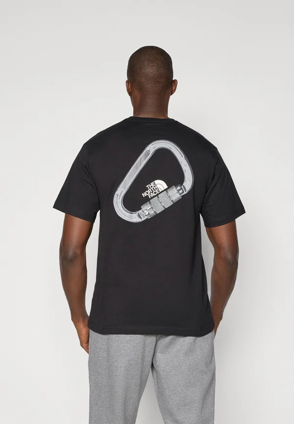 EXPLORE CARABINER RELAXED TEE UNISEX - Print T-shirt - black