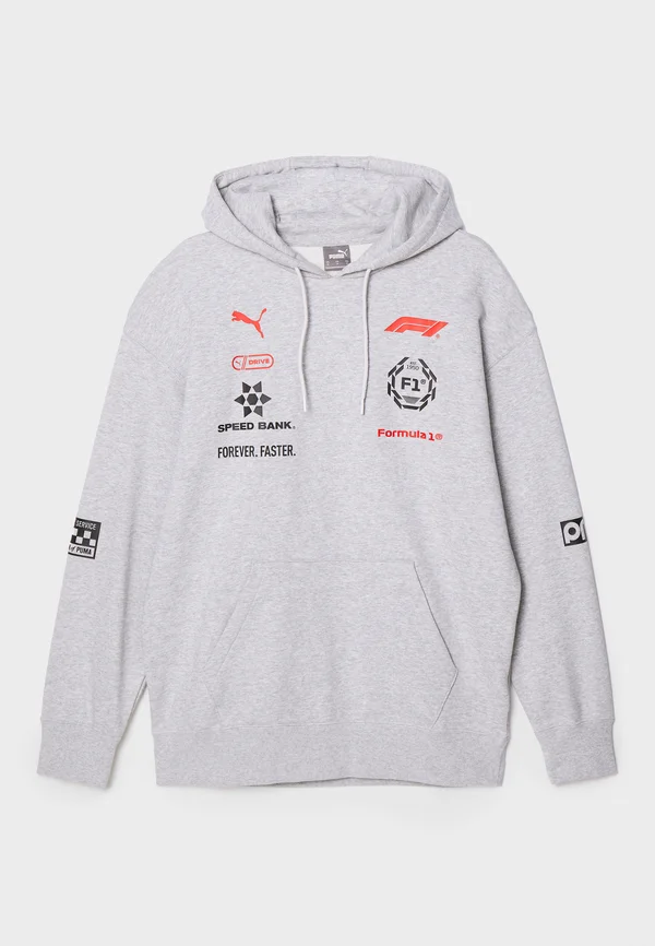 F1 RACING HOODIE UNISEX - Sweatshirt - light gray heather