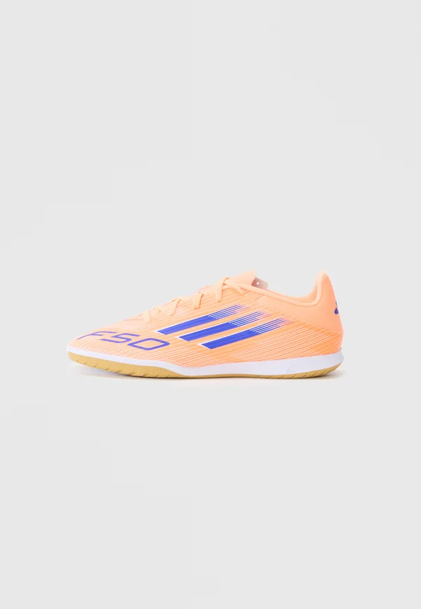 F50 CLUB INDOOR FOOTBALL BOOTS - Indoor football boots - beam orange/lucid blue/white