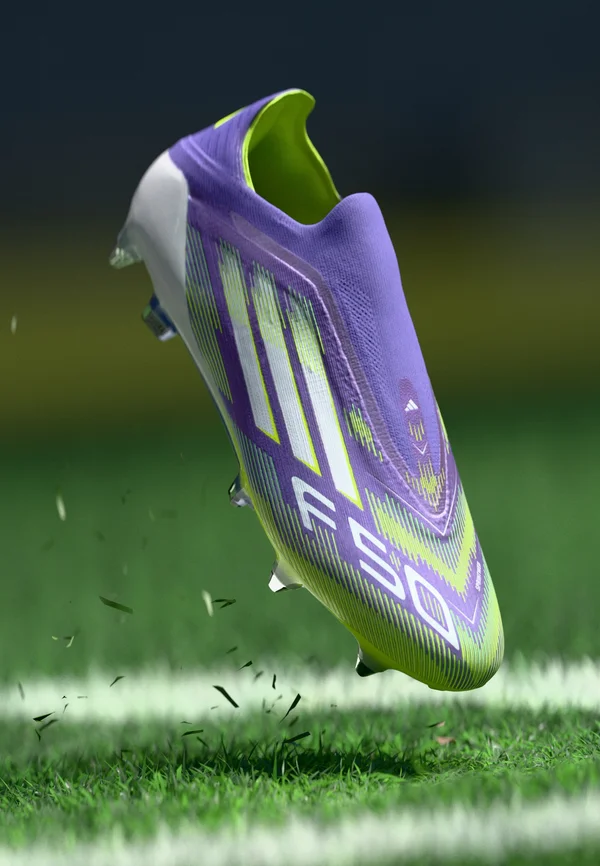 F50 ELITE LACELESS SOFT GROUND FOOTBALL BOOTS - Soft-ground football boots - purple rush/footwear white/lucid lemon
