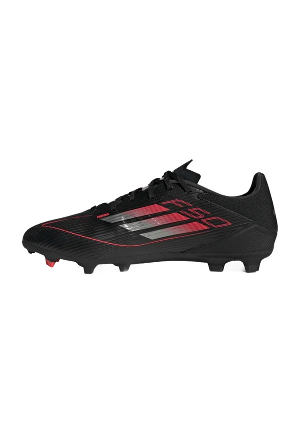 F50 LEAGUE FIRM/MULTI-GROUND - Firm-ground football boots - core black   iron metallic   lucid red