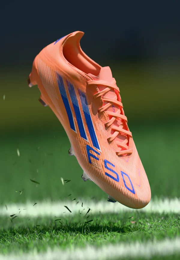 F50 PRO FIRM GROUND FOOTBALL BOOTS - Firm-ground football boots - beam orange/lucid blue/footwear white