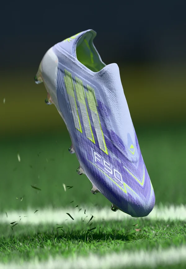 F50 SPARKFUSION ELITE W LACELESS FIRM GROUND / ARTIFICIAL GROUND FOOTBALL BOOTS - Firm-ground football boots - violet tone/lucid lemon/purple rush
