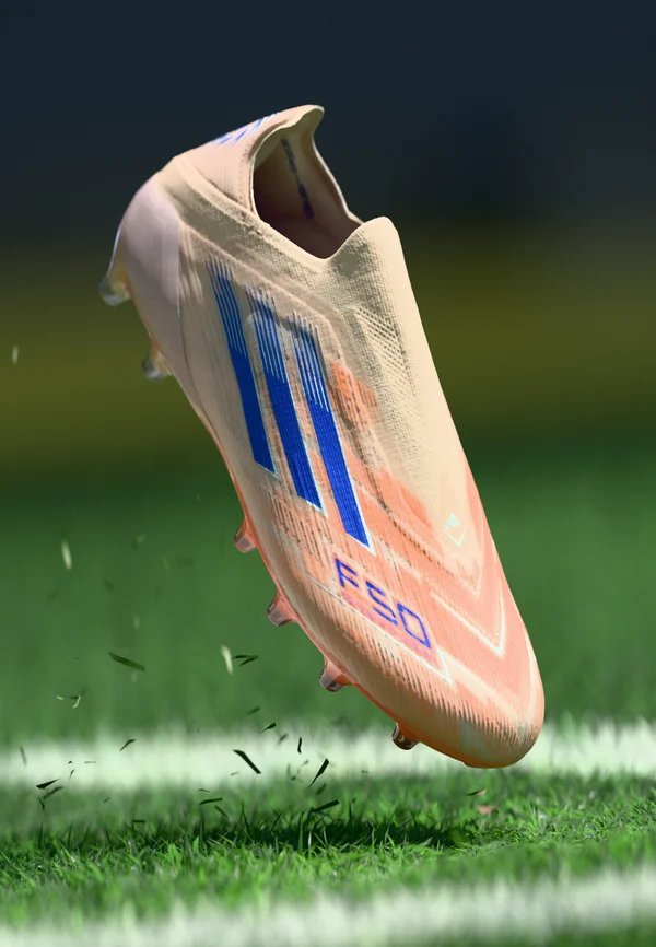 F50 SPARKFUSION ELITE W LACELESS FIRM GROUND / ARTIFICIAL GROUND FOOTBALL BOOTS - Firm-ground football boots - bliss orange/lucid blue/beam orange