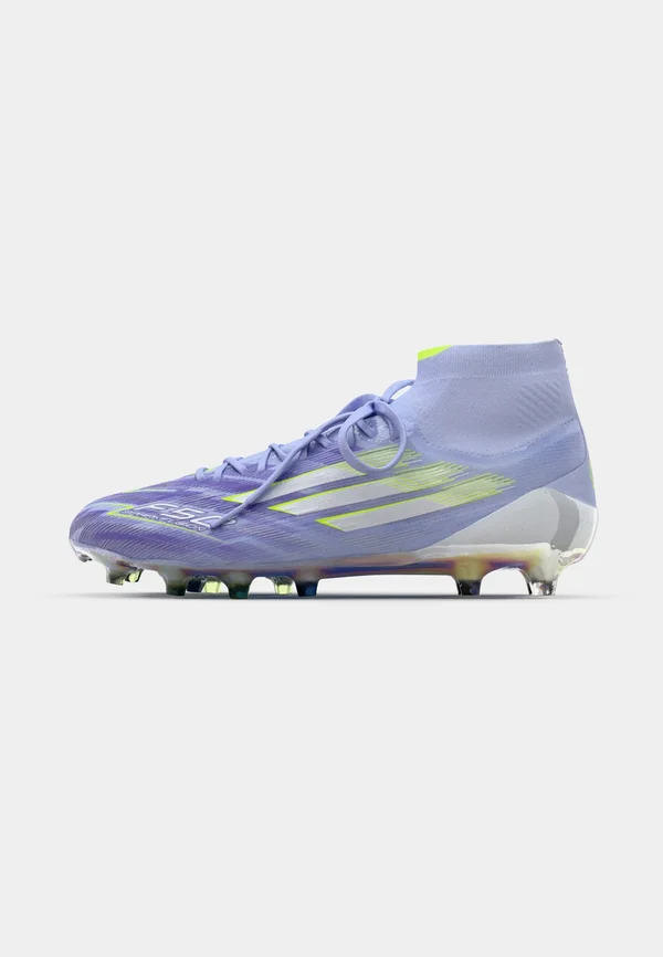 F50 SPARKFUSION ELITE W MID FIRM GROUND / ARTIFICIAL GROUND FOOTBALL BOOTS - Firm-ground football boots - violet tone/lucid lemon/purple rush