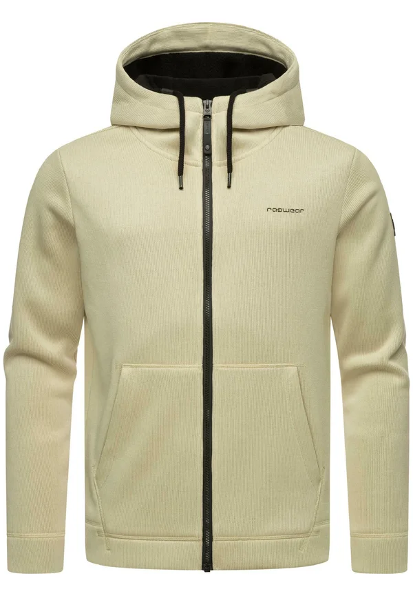 FABIAN - Zip-up sweatshirt - ecru