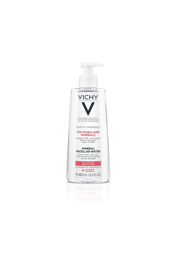 FACE CLEANSING VICHY PURETÉ THERMALE MINÉRAL MIZELLEN REINIGUNGSFLUID FÜR EMPFINDLICHE HAUT 400 ML - Makeup remover