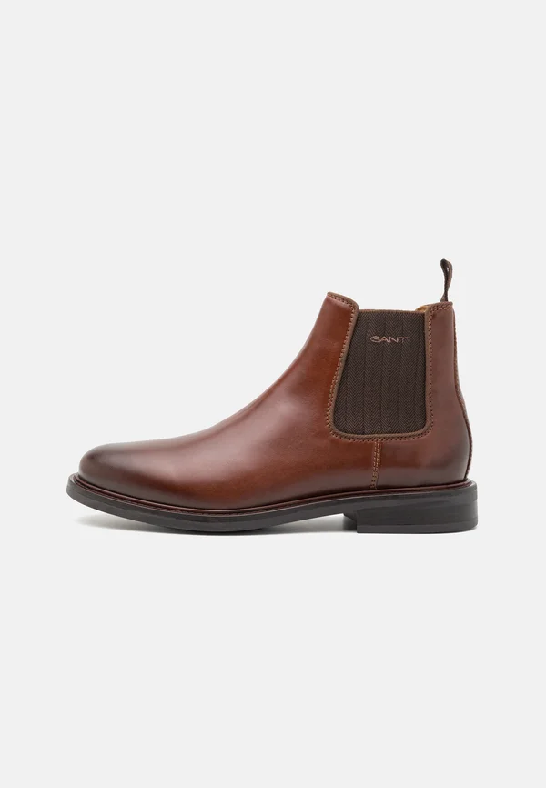 FAIRKON - Classic ankle boots - cognac