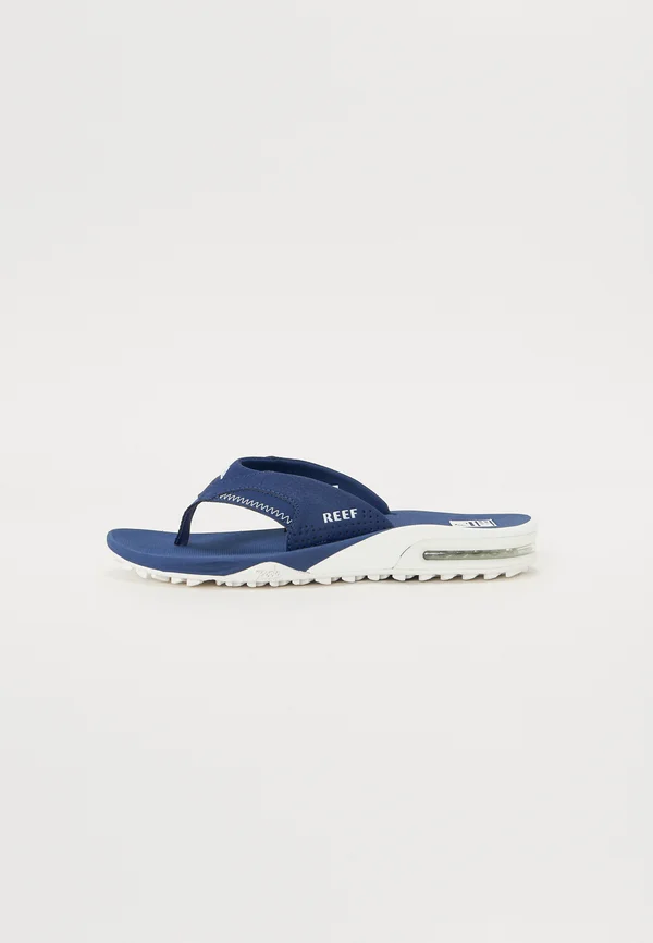FANNING PREGAME - T-bar sandals - navy/white