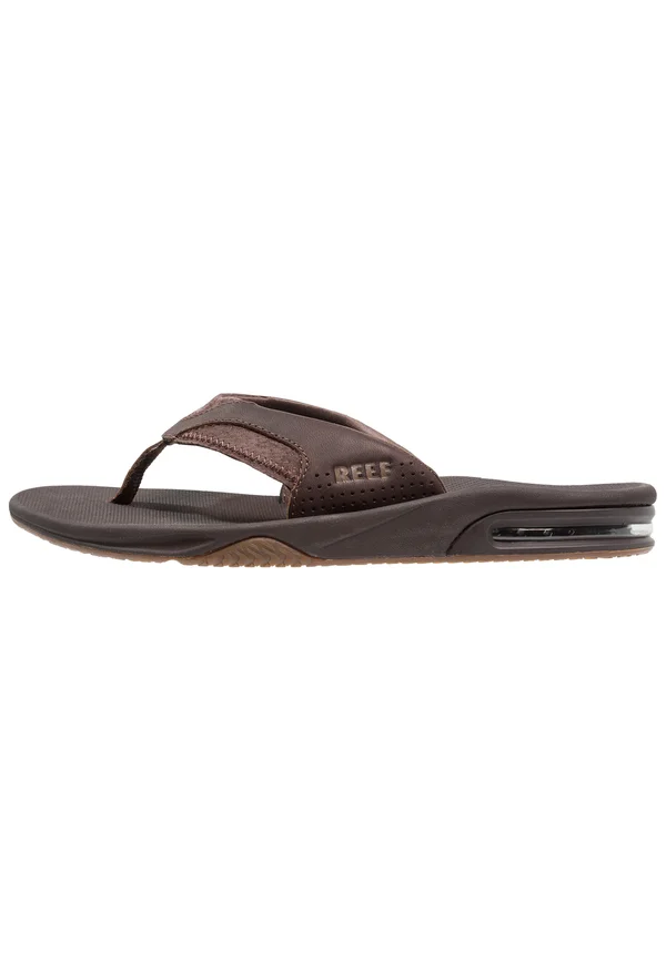 FANNING - T-bar sandals - brown