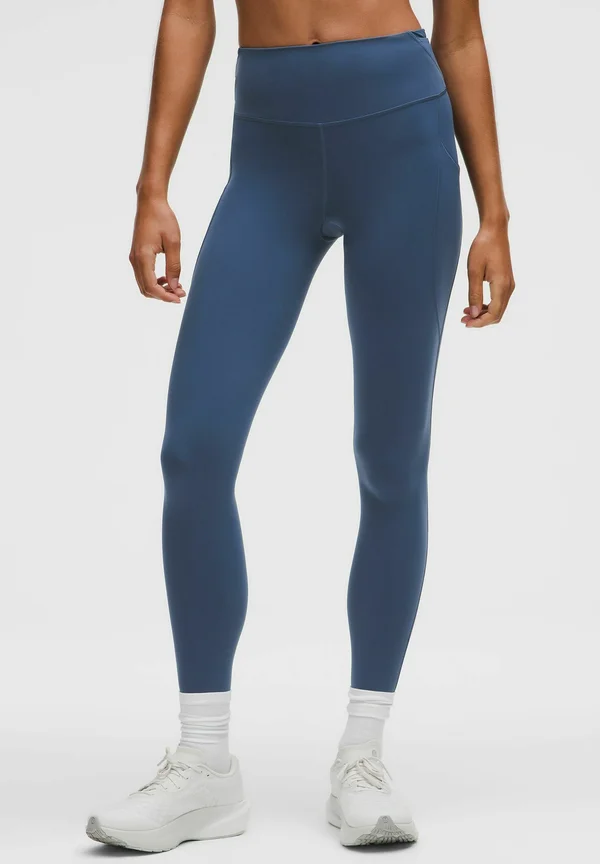 FAST AND FREE HIGH-RISE POCKETS 71CM - Running tights - blue twill