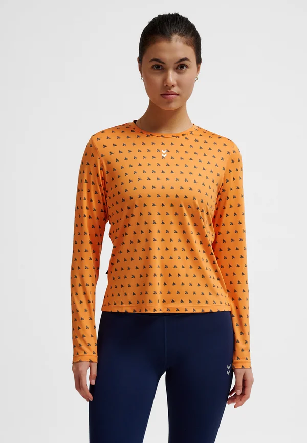 FAST - Long sleeved top - dusty orange