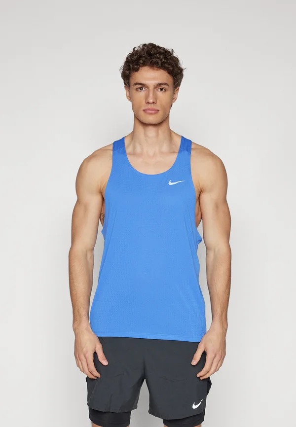 FAST SINGLET - Top - comet blue/reflective silver