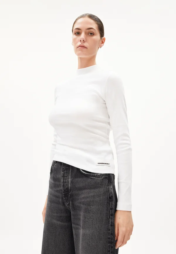 FATIMAARA - Long sleeved top - white