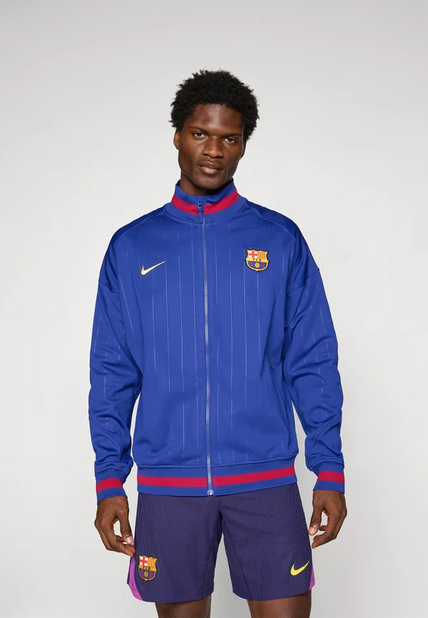 FC BARCELONA ACADEMY PRO HOME ANTTHEM JACKET - Club wear - deep royal blue/noble red/midwest gold-coloured