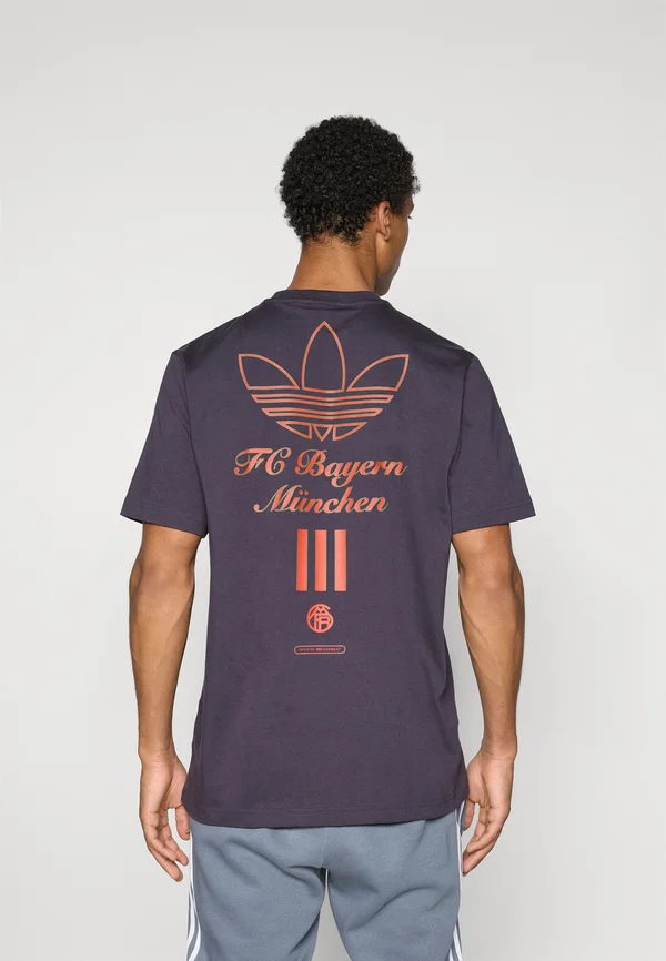 FC BAYERN ICON  - Print T-shirt - aurora black